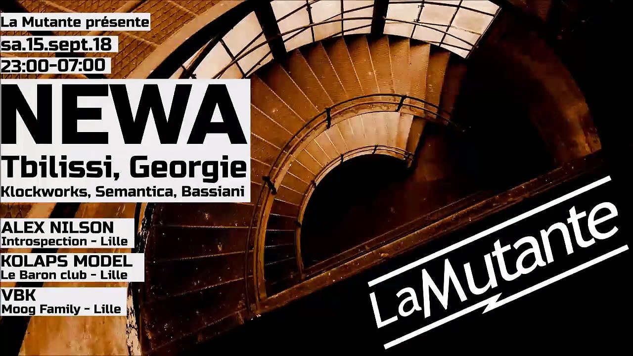 Alex nilson- La mutante (Mix live TECHNO) 2018 - Lille Joy club