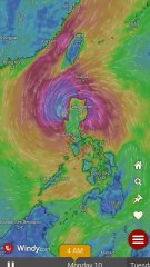 Super Typhoon Uwan Satellite View