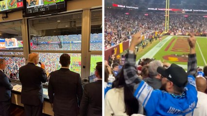 Donald Trump es duramente abucheado en pleno duelo de los Commanders vs. Lions