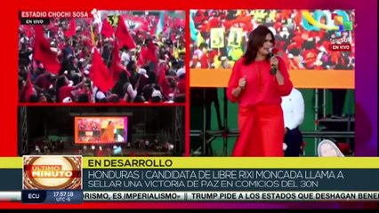 Rixi Moncada promete un país para que los migrantes regresen