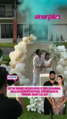 Detik manis Redza Rosli & Bella Hanna, majlis gender reveal dedah bakal timang anak lelaki