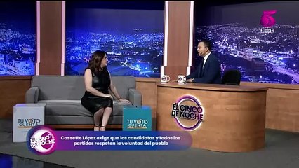 Cossette López envía mensaje a los que dañan el país