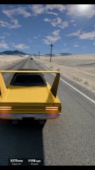 Plymouth Superbird Sideswiped At 140 MPH (BeamNG Drive)