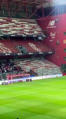 La Afición del Toluca en apoyo a las Diablas