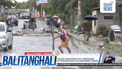 Mga residente at awtoridad ng Dagupan City, puspusan ang paglilinis matapos ang pananalasa ng Bagyong #UwanPH | Balitanghali
