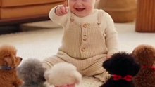 Baby and Dog ! #shorts #youtubeshorts #baby #dog #babyanddog #dogandbaby #smile