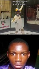 Four Ways to EXIT from an indoor skydiving#skydiving-1