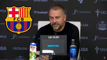 Hansi Flick destaca la victoria del Barcelona sobre el Celta de Vigo previo a fecha FIFA