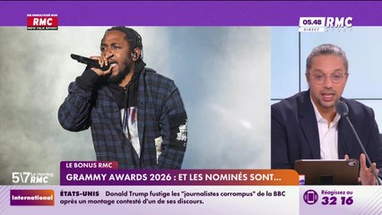 Le bonus RMC : Grammy Awards 2026, et les nominés sont... - 10/11