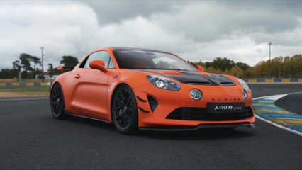 Alpine A110 R Ultime Design Preview in Matt Solar Orange at Le Mans