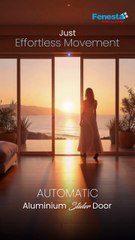 Effortless Elegance with Fenesta Automatic Slider Doors