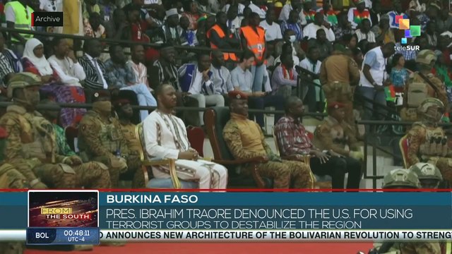 BURKINA FASO l Pres. Ibrahim Traore denounced the U.S terrorist actions in the region