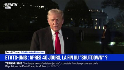 "Shutdown" aux États-Unis : "Il semble que nous approchons de la fin de la paralysie" déclare Donald Trump après un accord au Sénat