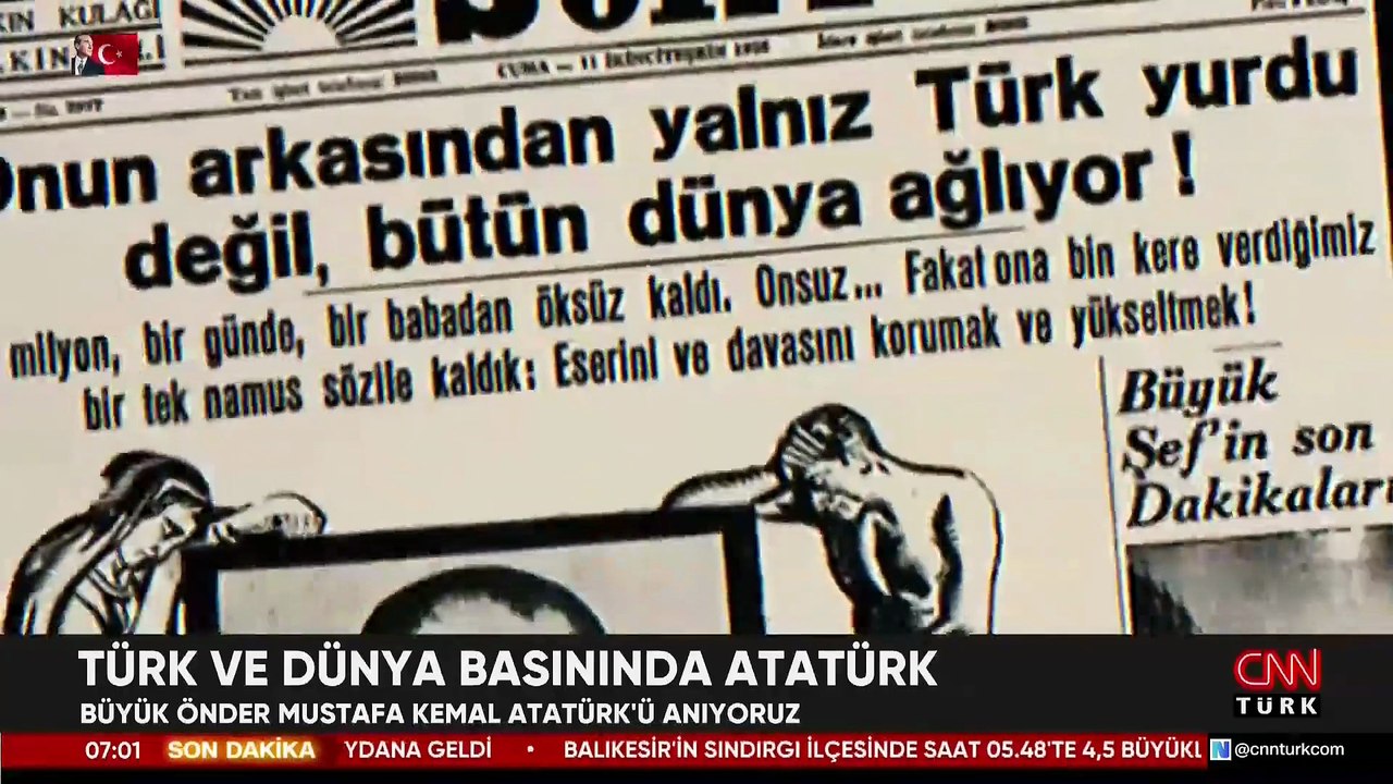 "BABAMIZI KAYBETTİK" Atatürk'ün vefatı basına nasıl yansıdı?