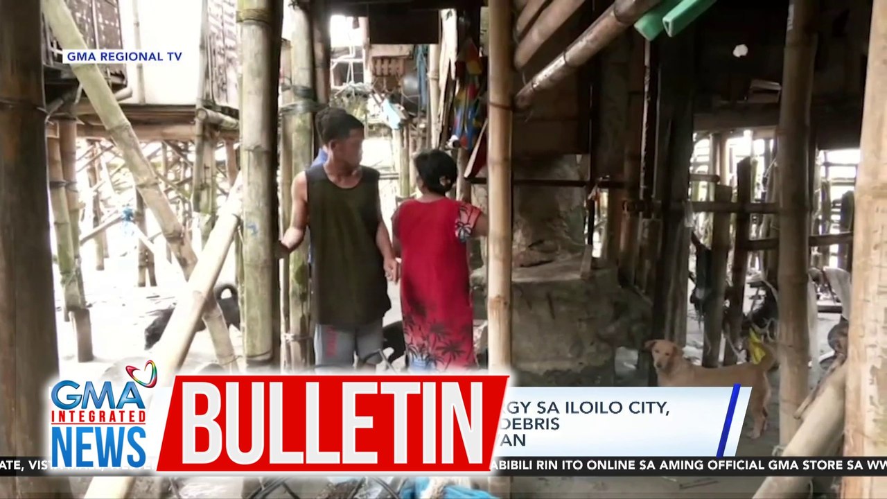 Mga residente sa mga coastal brgy sa Iloilo City, sinimulan nang linisin ang mga debris mula sa hagupit ng Bagyong #UwanPH | GMA Integrated News Bulletin
