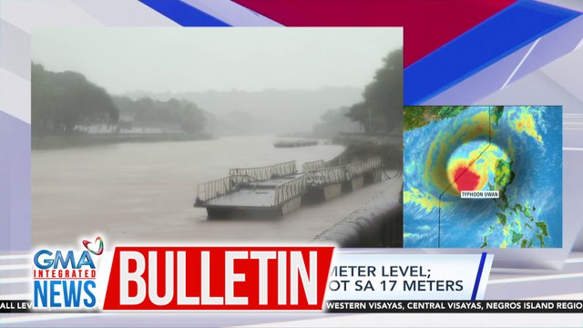 Marikina River, nasa 14 meter level; ilog sa San Mateo, umabot sa 17 meters | GMA Integrated News Bulletin