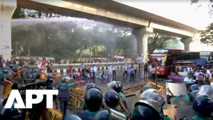Chaos in Dhaka: Police and Teachers Clash Over Pay Hike – Dozens Hurt | APT