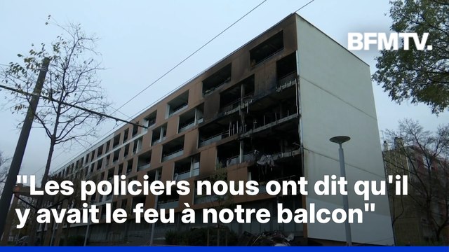 Les habitants de Rillieux-la-Pape sous le choc, deux jours après l'incendie d'un immeuble en marge du tournage d'un clip de rap