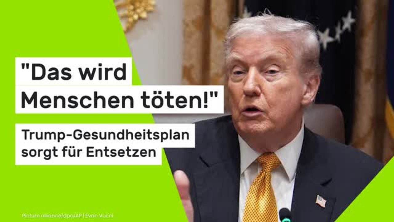 Donald Trump: 'Das wird Menschen töten!' Trump-Gesundheitsplan sorgt für Entsetzen