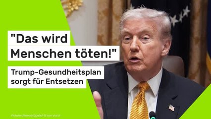 Donald Trump: "Das wird Menschen töten!" Trump-Gesundheitsplan sorgt für Entsetzen