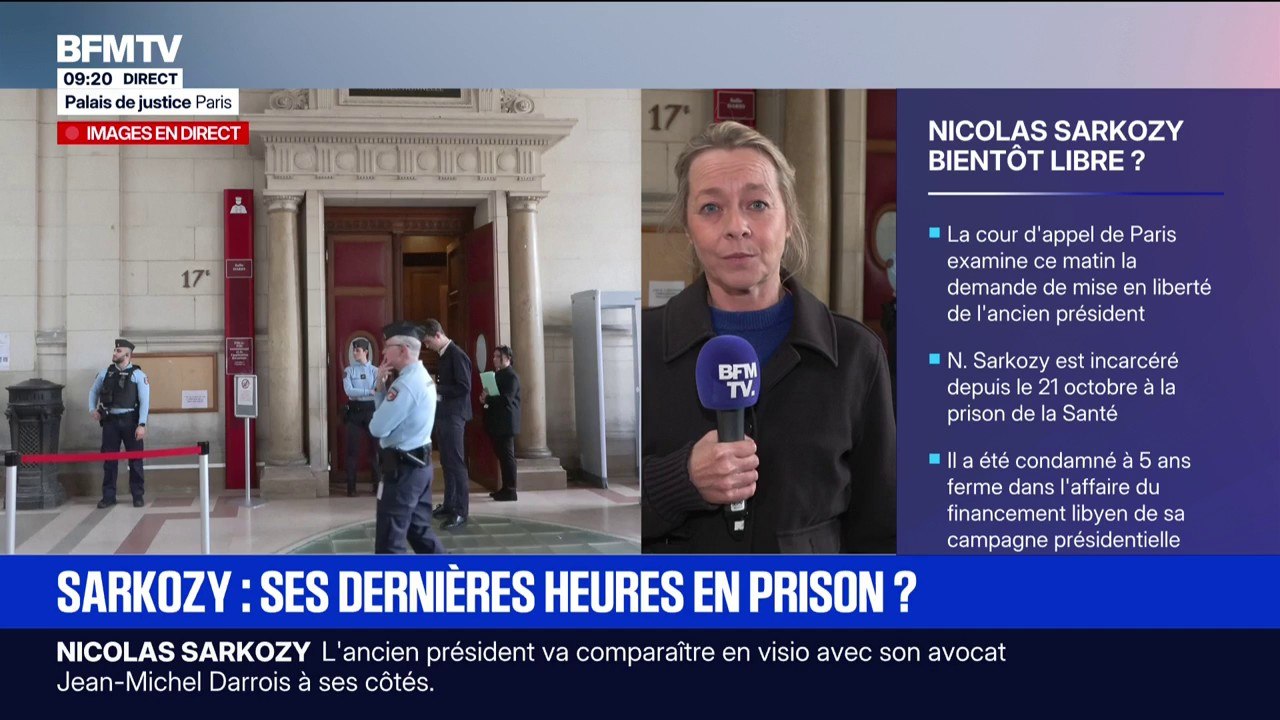 Demande de mise en liberté de Nicolas Sarkozy: comment va se dérouler l'audience au palais de justice de Paris?