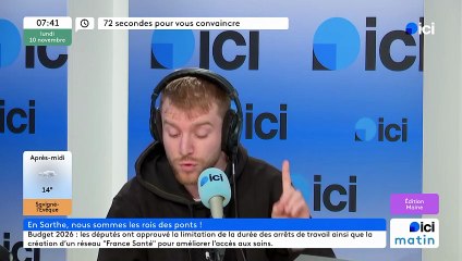 72 secondes pour vous convaincre qu'on est les rois des ponts en Sarthe !