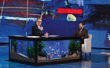 Che tempo che fa: Pierfrancesco Favino imita Carlo Verdone. Clip