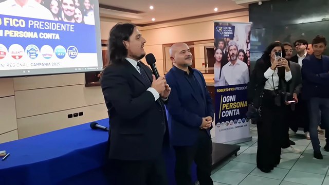 Bacoli (NA) - Josi Della Ragione all'incontro con Fico a Pozzuoli. (09.11.25)