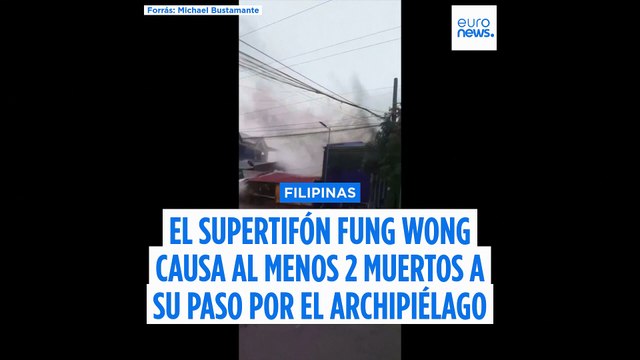 El tifón Fung-wong causa inundaciones y deja 1,4 millones de desplazados en Filipinas