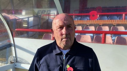 Aldershot Town manager John Coleman post-Forest Green Rovers