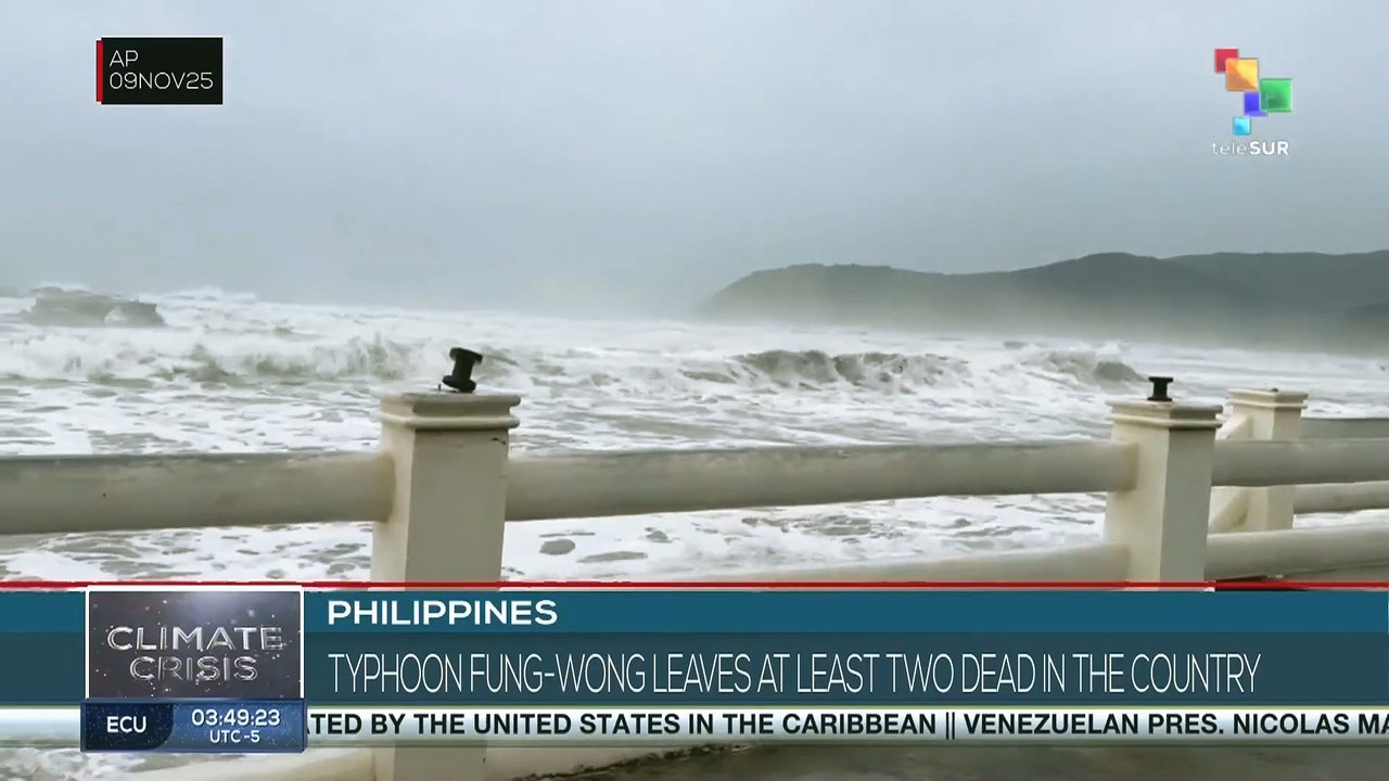 PHILIPPINES l Typhoon Fung-Wong leaves at least two dead