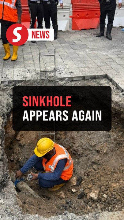 Another sinkhole appears at Masjid India, after last year’s sinkhole findings revealed