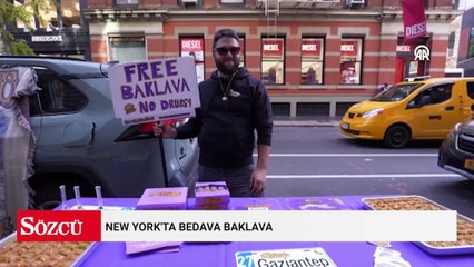 New York'ta bedava baklava