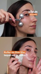 Routine massage facial : Roller ou Gua Sha ?