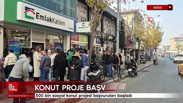 Düzce'de 500 bin sosyal konut projesi başvuruları başladı