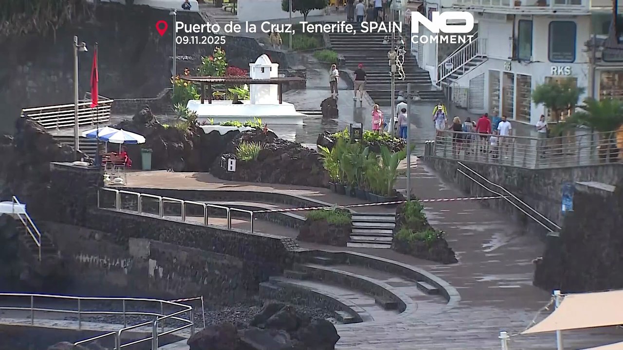 Powerful waves turn deadly in Tenerife as authorities warn of dangerous sea conditions