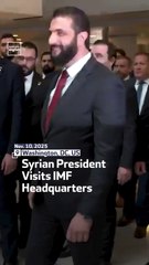 Syrian President Visits IMF Headquarters