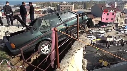 Trabzon'da belediye kamyonu ortalığı savaş alanına çevirdi!