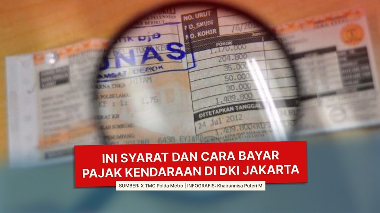 Ini Syarat dan Cara Bayar Pajak Kendaraan di DKI Jakarta