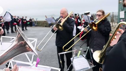 Penzance Silver Band performing at Penzance's Remembrance Sunday Service