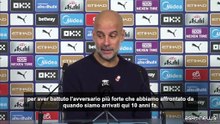 Pep Guardiola festeggia la sua 1000esima partita da allenatore