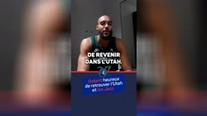 Wolves - Gobert heureux de retrouver l'Utah et les Jazz