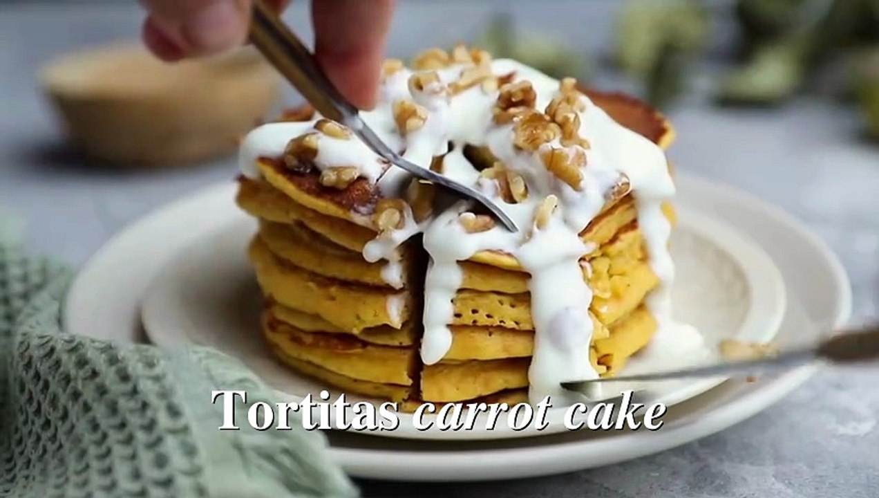 Tortitas carrot cake