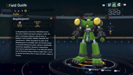 megagargomon all digivolution/de-digivolution/profile Digimon Story Time Stranger