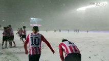 El Atlético Ottawa campeón de liga canadiense bajo la nieve con un golazo de chilena