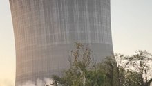 Gripping footage of safe implosion of unused 540-foot Hartsville cooling tower