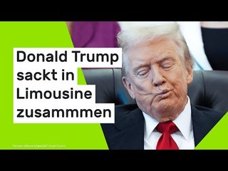 Donald Trump: Er schläft 20 Minuten bei Pressekonferenz ein und sackt später in Limousine zusammen