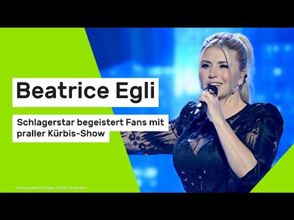 Beatrice Egli: Schlagerstar begeistert Fans mit praller Kürbis-Show