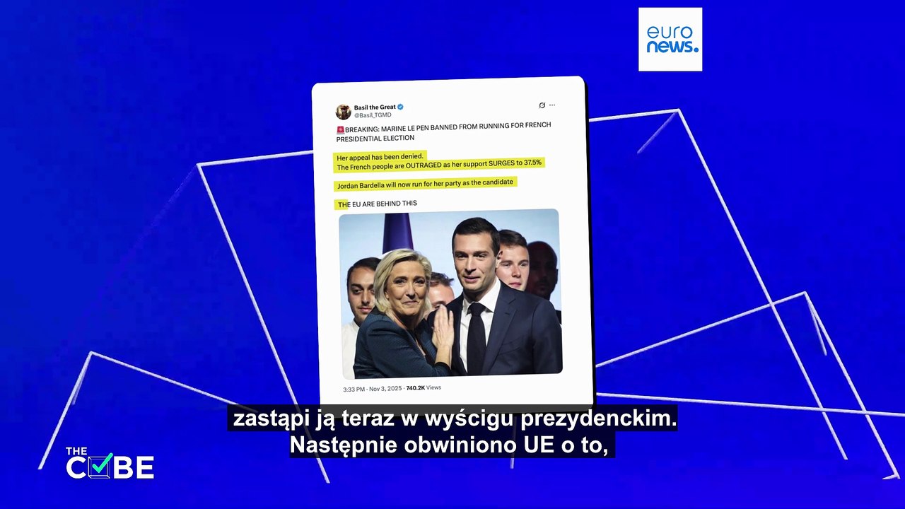 Weryfikacja faktów: czy apelacja Marine Le Pen została odrzucona?