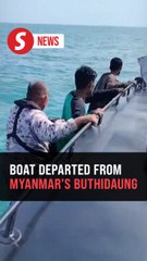 Rohingya boat came from Myanmar's Buthidaung area, say cops